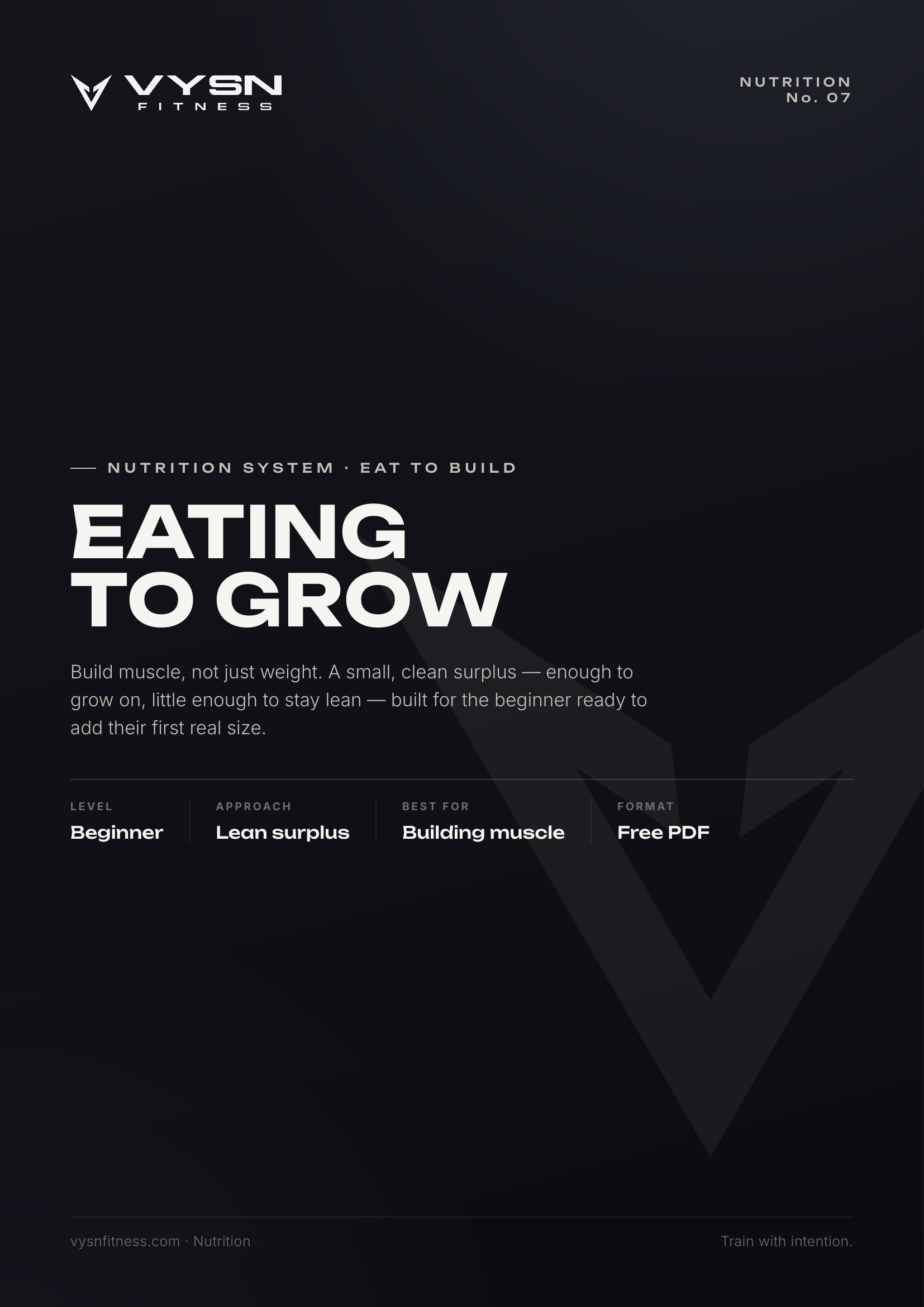 Eating to Grow — Nutrition cover