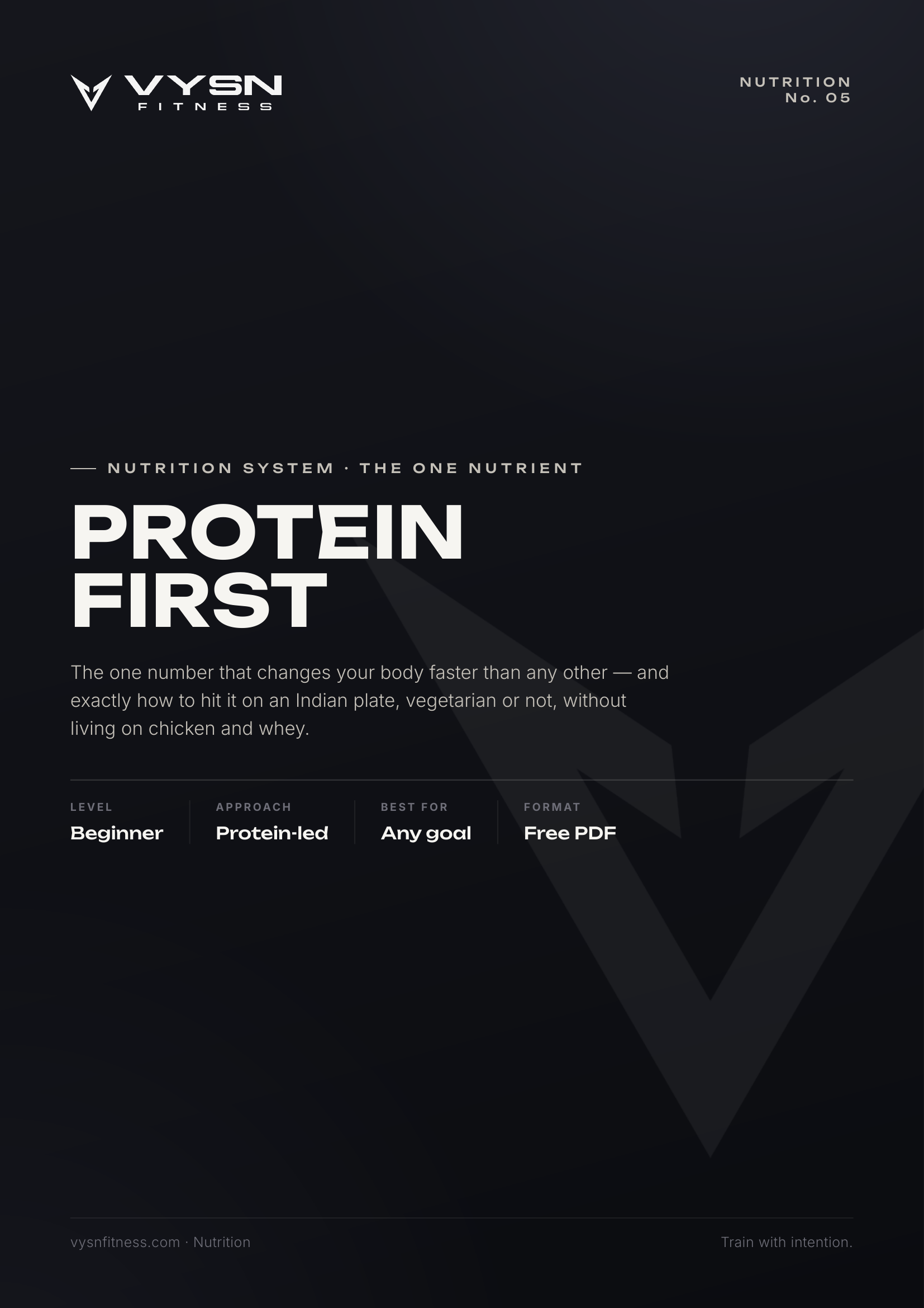 Protein First — Nutrition cover